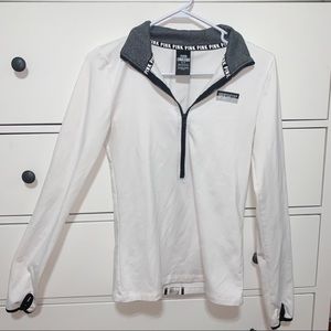 VS PINK athletic half zip